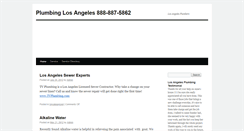 Desktop Screenshot of plumbinglosangeles.com